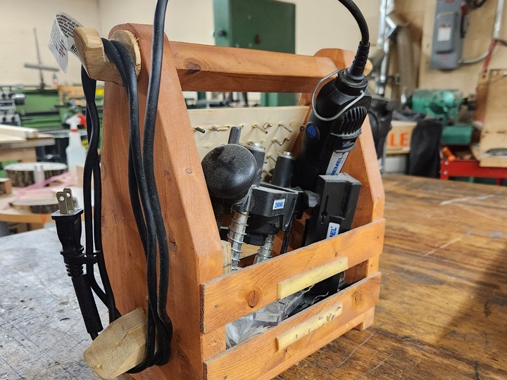 Woodshop Safety Checkout-Tool/Beverage Caddy Build
