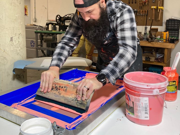 Flat Stock Screen Printing